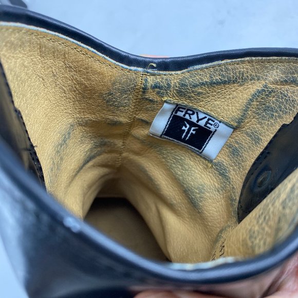 Frye Jackie button boho black leather boots - Picture 9 of 15